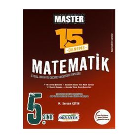 5. Sınıf Master Matematik 15 Deneme-Okyanus Yayınları