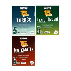 5. Sınıf Master Türkçe Fen Bilimleri Matematik Deneme Seti - Okyanus Yayınları