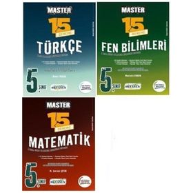 5. Sınıf Master Türkçe Fen Bilimleri Matematik Deneme Seti - Okyanus Yayınları
