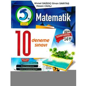 5.Sınıf Matematik 10 Deneme Sınavı Çanta Yayınları