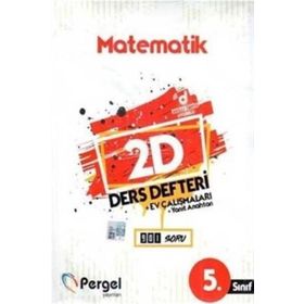5. Sınıf Matematik 2D Ders Defteri Kollektif Pergel Yayınları