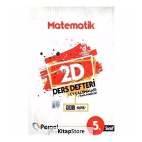5. Sınıf Matematik 2D Ders Defteri Kollektif Pergel Yayınları