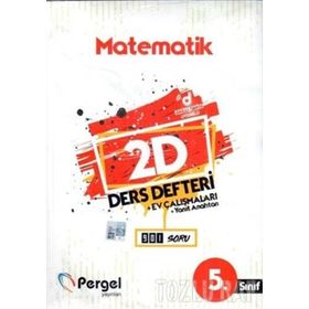 5. Sınıf Matematik 2D Ders Defteri Kollektif Pergel Yayınları