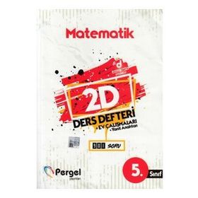 5. Sınıf Matematik 2D Ders Defteri Kollektif Pergel Yayınları