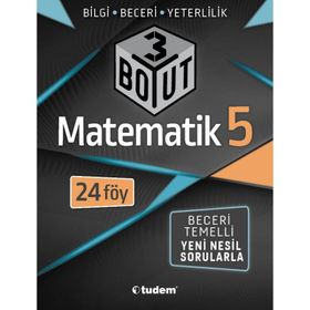 5. Sınıf Matematik 3 Boyut Yeni Nesil Sorularla-Tudem Yayınları