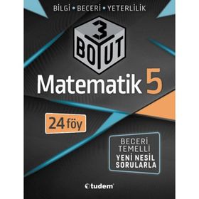 5. Sınıf Matematik 3 Boyut Yeni Nesil Sorularla-Tudem Yayınları
