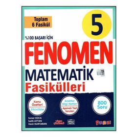 5. Sınıf Matematik Fasikül Seti 1-2-3-4-5-6 - Fenomen Yayıncılık