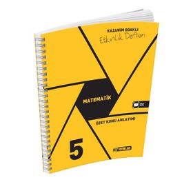 5. Sınıf Matematik Hazırlayan Defter-Çanta Yayınları