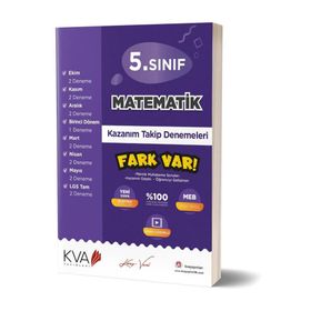 5.sınıf Matematik Kazanım Takip Denemeleri Koray Varol Akademi