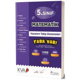 5.sınıf Matematik Kazanım Takip Denemeleri Koray Varol Akademi