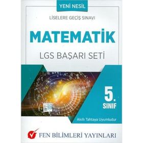 5. Sınıf Matematik LGS Başarı Seti-Fen Bilimleri Yayıncılık