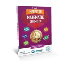 5. Sınıf Matematik Madalyon 20'li Denemeleri-Gezegen Yayınları