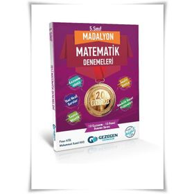 5. Sınıf Matematik Madalyon 20'li Denemeleri-Gezegen Yayınları