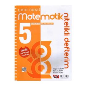 5. Sınıf Matematik Nitelikli Defterim-Nitelik Yayınları