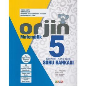 5. Sınıf Matematik Orjin Etkinlikli Konu Özetli Soru Bankası-Gama Okul Yayınları