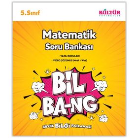 5. Sınıf Matematik Soru Bankası Bil Bang - Kültür Yayınları