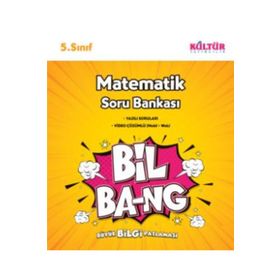 5. Sınıf Matematik Soru Bankası Bil Bang - Kültür Yayınları