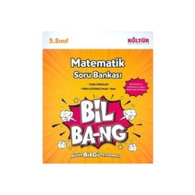 5. Sınıf Matematik Soru Bankası Bil Bang - Kültür Yayınları
