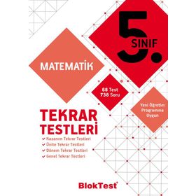 5. Sınıf Matematik Tekrar Testleri - Tudem Yayınları