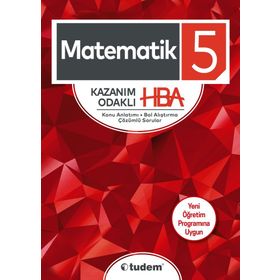 5. Sınıf Matematik Tekrar Testleri - Tudem Yayınları