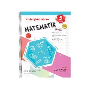 5. Sınıf Mikro Defter Matematik - Çalışkan Yayınları