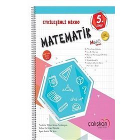 5. Sınıf Mikro Defter Matematik - Çalışkan Yayınları