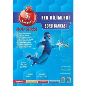 5. Sınıf Mod Fen Bilimleri Soru Bankası Nartest Yayınevi