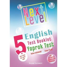 5. Sınıf Next Level English Test Booklet Yaprak Test Palme Yayınları