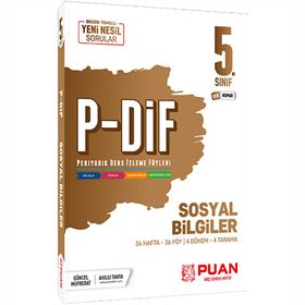5. Sınıf P-DİF Sosyal Bilgiler-Puan Yayınları