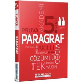 5. Sınıf Paragraf Soru Bankası Pruva Akademi Yayınları