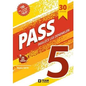 5. Sınıf Pass 5 İngilizce 32 Adet Deneme Sınavı Team Elt Publishing