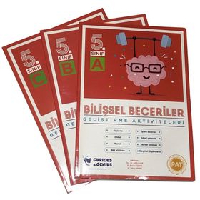 5. Sınıf Pat Bilişsel Beceriler Geliştirme Aktiviteleri Seti A B C Set-Curinous Genius Yayınları