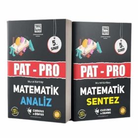 5. Sınıf Pat- Pro Matematik Seti Analiz ve Sentez-Curious&Genius Yayınları