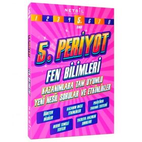 5.Sınıf Periyot Fen Bilimleri Etkinlikli Soru Bankası-Netbil Yayınları