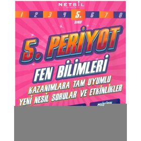 5.Sınıf Periyot Fen Bilimleri Etkinlikli Soru Bankası-Netbil Yayınları