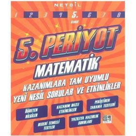 5.Sınıf Periyot Matematik Etkinlikli Soru Bankası-Netbil Yayınları