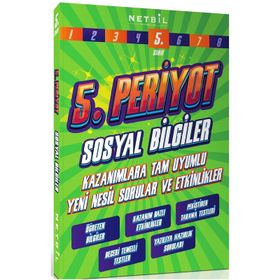 5.Sınıf Periyot Sosyal Bilgiler Etkinlikli Soru Bankası-Netbil Yayınları