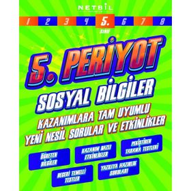 5.Sınıf Periyot Sosyal Bilgiler Etkinlikli Soru Bankası-Netbil Yayınları