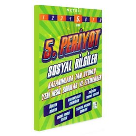 5.Sınıf Periyot Sosyal Bilgiler Etkinlikli Soru Bankası-Netbil Yayınları
