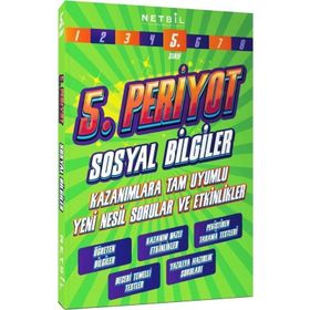 5.Sınıf Periyot Sosyal Bilgiler Etkinlikli Soru Bankası-Netbil Yayınları