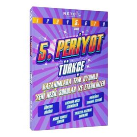 5. Sınıf Periyot Türkçe Etkinlikli Soru Bankası-Netbil Yayınları