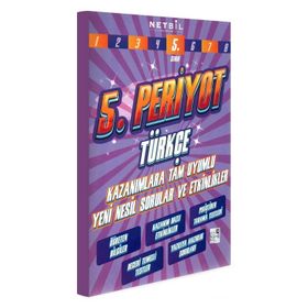 5. Sınıf Periyot Türkçe Etkinlikli Soru Bankası-Netbil Yayınları