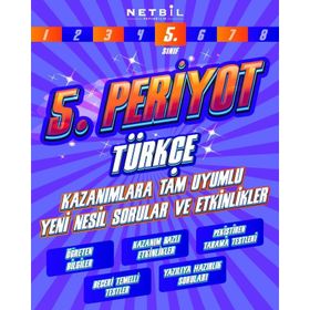 5. Sınıf Periyot Türkçe Etkinlikli Soru Bankası-Netbil Yayınları