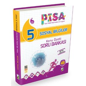5. Sınıf PİSA 4B Sosyal Bilgiler Soru Bankası Damla Yayınevi