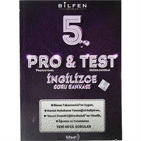 5. Sınıf Pro & Test İngilizce Soru Bankası - Bilfen Yayınları