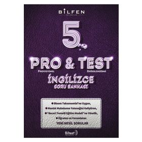 5. Sınıf Pro & Test İngilizce Soru Bankası - Bilfen Yayınları