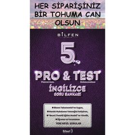 5. Sınıf Pro & Test İngilizce Soru Bankası - Bilfen Yayınları