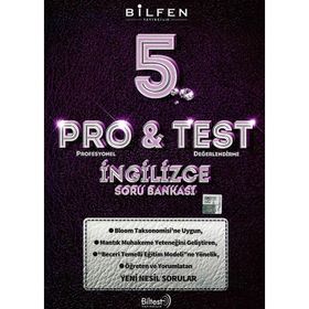 5. Sınıf Pro & Test İngilizce Soru Bankası - Bilfen Yayınları