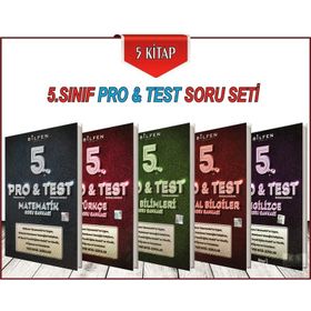 5. Sınıf Pro Test Soru Seti 5 Kitap Bilfen Yayınları