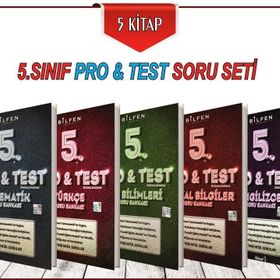 5. Sınıf Pro Test Soru Seti 5 Kitap Bilfen Yayınları